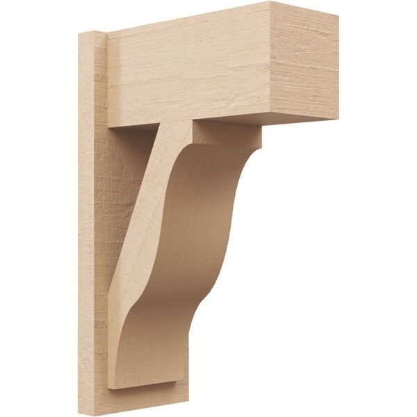 Ekena Millwork 7 1/2-in W x 14-in D x 22-in H Funston Block Rough Cedar Woodgrain TimberThane Outlooker, Primed Tan OUTUR075X14X22FST44RCPR - main